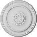 Dwellingdesigns 19.75 x 1.5 in. Kepler Traditional Ceiling Medallion for Canopies Up to 4.5 in. DW2572875